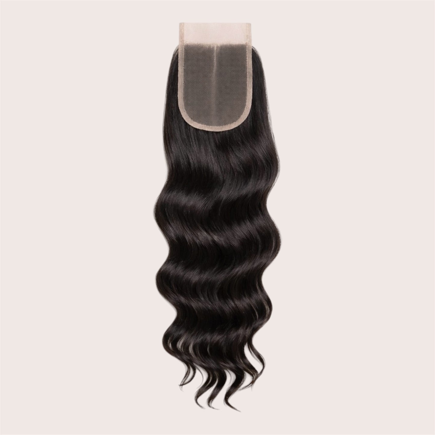 Raw Indian wavy/curly HD Closure